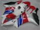 Honda CBR1000RR Motorrad Verkleidung 2012-2016 - Weiss Rot Blau Matt Schwarz