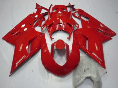 Ducati 1098 Motorrad Verkleidung 2007-2014 - Rot