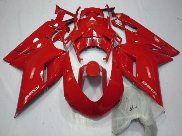 Ducati 1098 Motorrad Verkleidung 2007-2014 - Rot