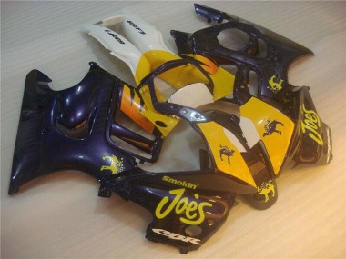 Honda CBR600 F3 Motorrad Verkleidung 1995-1996 - Blau Gelb Joes