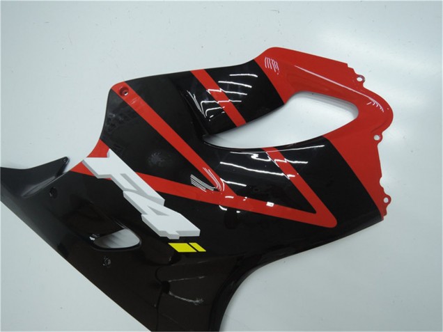 Honda CBR600 F4i Motorrad Verkleidung 2001-2003 - Rot Glanzendes Schwarz