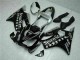 Honda CBR600 F4i Motorrad Verkleidung 2001-2003 - Glanzendes Schwarz Silber SevenStars