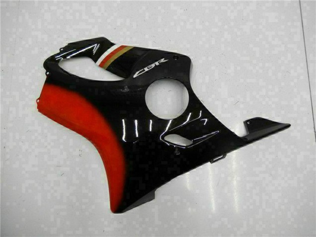 Honda CBR600 F4i Motorrad Verkleidung Kit 2001-2003 - Rot Glanzendes Schwarz