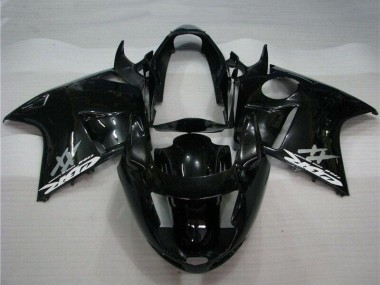 Honda CBR1100XX Blackbird Motorrad Verkleidung Kit 1996-2007 - Glanzendes Schwarz