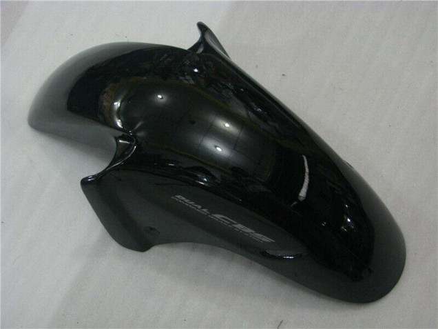 Honda CBR1100XX Blackbird Abs Motorrad Verkleidungen 1996-2007 - Glanzendes Schwarz Rot Flamme