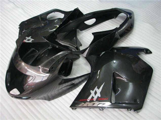 Honda CBR1100XX Blackbird Motorrad Verkleidung 1996-2007 - Glanzendes Schwarz