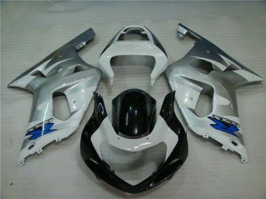 Suzuki GSXR 600/750 Motorrad Verkleidung 2001-2003 - Gelb Glanzendes Schwarz