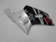 Suzuki GSXR 600/750 Motorrad Verkleidung 2001-2003 - Silber Glanzendes Schwarz Rot