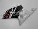 Suzuki GSXR 600/750 Motorrad Verkleidung 2001-2003 - Silber Glanzendes Schwarz Rot