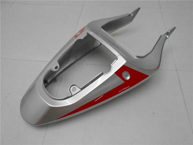 Suzuki GSXR 600/750 Motorrad Verkleidung 2001-2003 - Silber Glanzendes Schwarz Rot