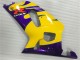 Suzuki GSXR 600/750 Motorrad Verkleidung 2001-2003 - Gelb Lila