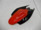 Suzuki GSXR 600/750 Motorrad Verkleidung 2006-2007 - Rot Glanzendes Schwarz