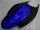 Suzuki GSXR 600/750 Motorrad Verkleidung 2006-2007 - Blau Matt Schwarz Rot