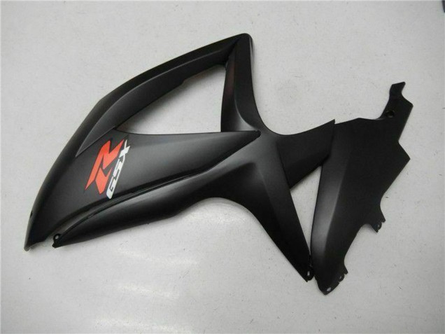 Suzuki GSXR 600/750 Motorrad Verkleidung 2008-2010 - Matt Schwarz Rot