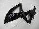 Suzuki GSXR 600/750 Motorrad Verkleidung 2008-2010 - Glanzendes Schwarz Matt Schwarz