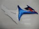 Suzuki GSXR 600/750 Motorrad Verkleidung 2011-2024 - Weiss Blau Schwarz Rot