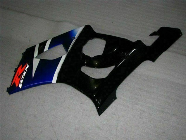 Suzuki GSXR 1000 Abs Motorrad Verkleidungen 2003-2004 - Weiss Blau Glanzendes Schwarz Rot
