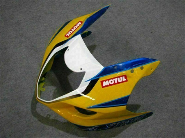 Suzuki GSXR 1000 Motorrad Verkleidung 2003-2004 - Gelb Blau Weiss Rot Corona Motul