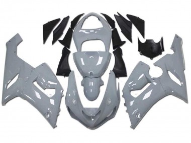 Kawasaki ZX6R Motorrad Verkleidung 2005-2006 - Nardo Grau