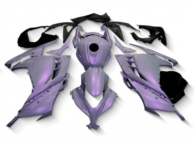 Kawasaki EX300 Motorrad Verkleidung 2013-2024 - Chameleon Grau Dazz Perl Lila