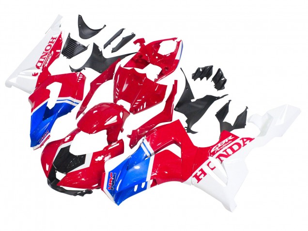 Honda CBR1000RR-R Motorrad Verkleidungen Kit 2020-2023 - Weiss Rot Blau HRC