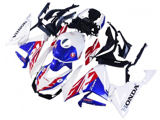 Honda CBR400R Motorrad Verkleidung 2022 - Weiss Rot Blau