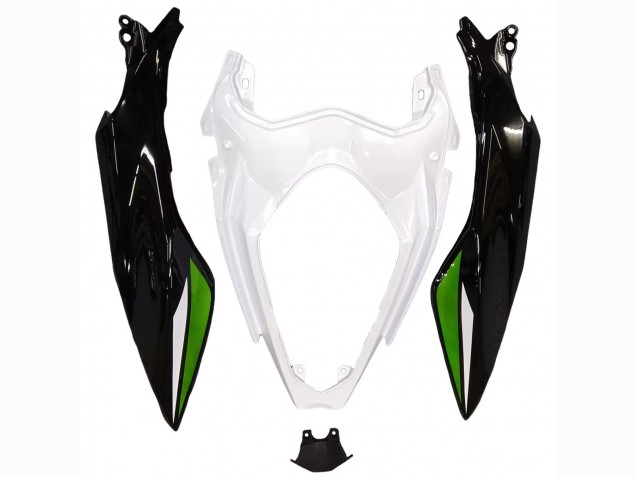 Kawasaki Z400 Motorrad Verkleidung 2018-2024 - Weiss Glanzendes Schwarz Grun