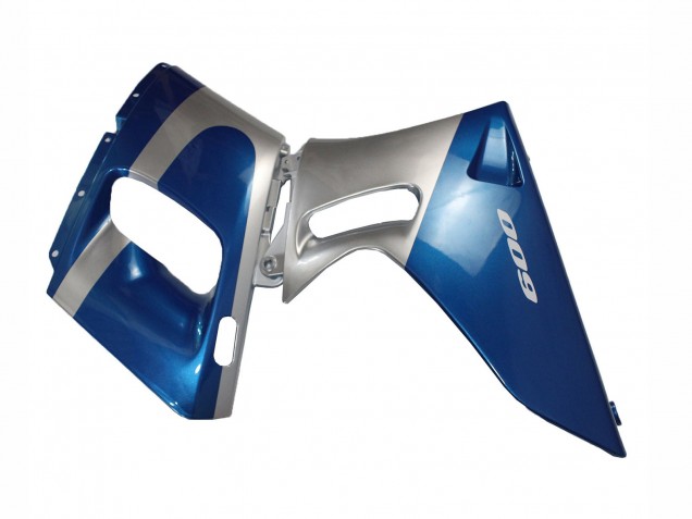 Kawasaki ZZR600 Motorrad Verkleidung 1998-2003 - Blau Silber Schwarz