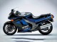 Kawasaki ZZR1100 Motorrad Verkleidung 1990-1992 - Blau Glanzendes Schwarz