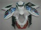Suzuki GSXR 1000 Komplette Abs Verkleidung 2009-2016 - Weiss Blau Schwarz