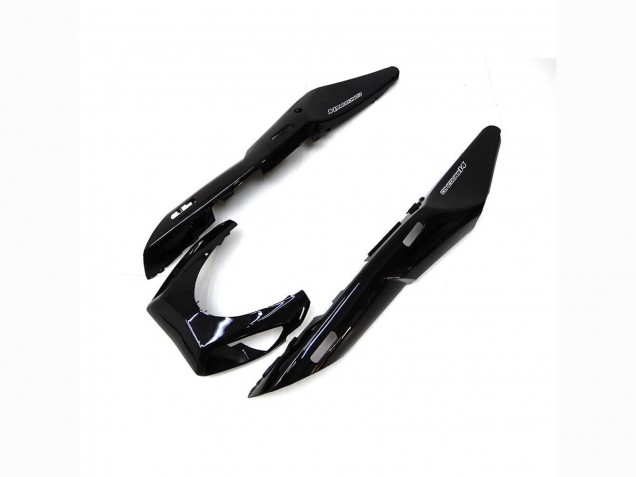 Kawasaki GTR1400/ZG1400 Motorrad Verkleidung 2007-2009 - Matt Schwarz Grun Linie