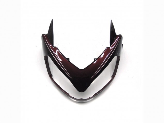 Kawasaki GTR1400/ZG1400 Motorrad Verkleidung 2007-2009 - Kastanienbraun Rot Schwarz