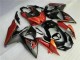 Suzuki GSXR 1000 Motorrad Verkleidung 2009-2016 - Orange Glanzendes Schwarz