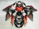 Suzuki GSXR 1000 Motorrad Verkleidung 2009-2016 - Orange Glanzendes Schwarz