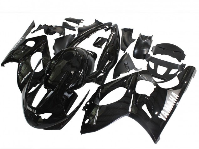 Yamaha YZF600R Thundercat Motorrad Verkleidung 1996-2007 - Glanzendes Schwarz