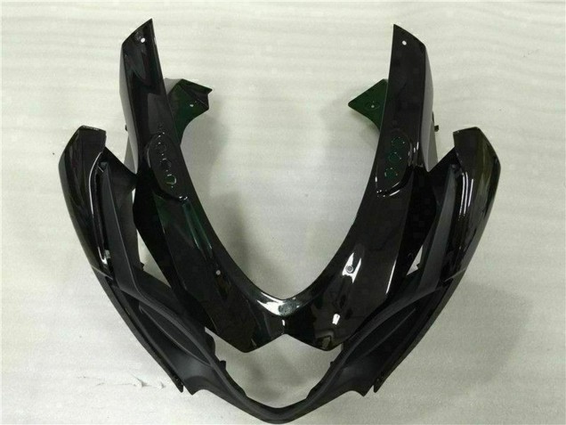 Suzuki GSXR 1000 Motorrad Verkleidung 2009-2016 - Glanzendes Schwarz Matt Schwarz