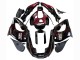 Yamaha YZF 1000R Thunderace Motorrad Verkleidung 1997-2007 - Schwarz mit Dunkel Rot Flamme