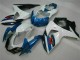 Suzuki GSXR 1000 Abs Verkleidungen Kit 2009-2016 - Weiss Blau Schwarz