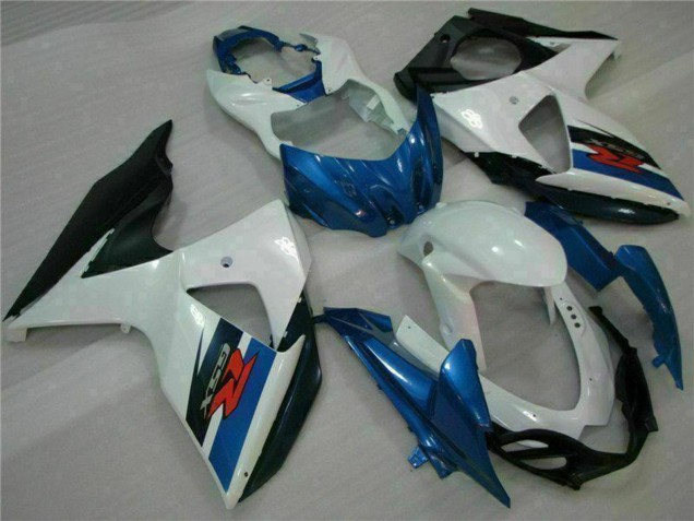 Suzuki GSXR 1000 Abs Verkleidungen Kit 2009-2016 - Weiss Blau Schwarz