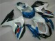 Suzuki GSXR 1000 Abs Verkleidungen Kit 2009-2016 - Weiss Blau Schwarz