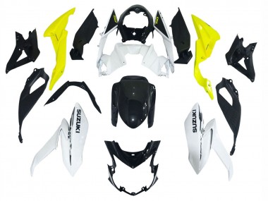 Suzuki GSX-S 750 Motorrad Verkleidung 2017-2022 - Weiss Gelb