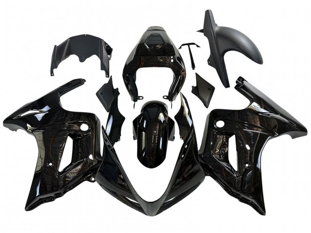Suzuki SV650 Motorrad Verkleidung 2003-2013 - Glanzendes Schwarz