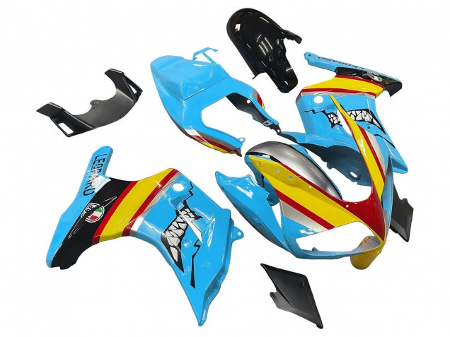 Suzuki SV650 Motorrad Verkleidung 2003-2013 - Blau Gelb Rot Silber Hai