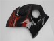 Suzuki GSXR 1300 Hayabusa Motorrad Verkleidung 2008-2020 - Glanzendes Schwarz Rot