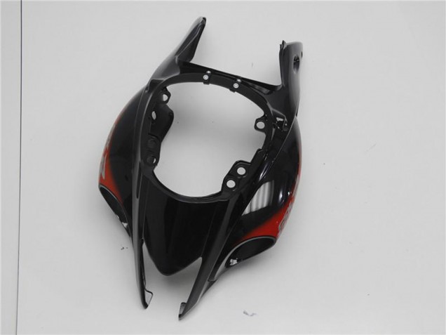 Suzuki GSXR 1300 Hayabusa Motorrad Verkleidung 2008-2020 - Glanzendes Schwarz Rot