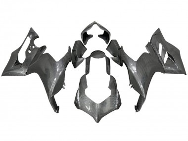 Ducati Panigale V2 Motorrad Verkleidung 2020-2024 - Schwarzer Carbonfaser Stil