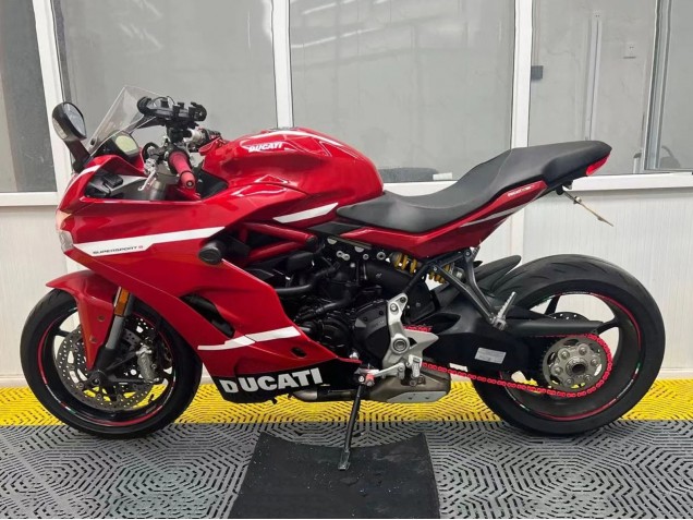 Ducati Supersport 939/939S Motorrad Verkleidung 2017-2022 - Rot Weiss Schwarz
