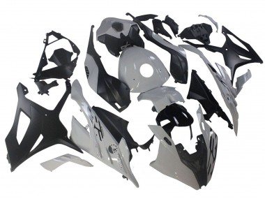 BMW S1000RR Motorrad Verkleidung 2023-2024 - Nardo Grau Matt Schwarz