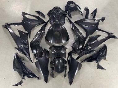BMW S1000RR Motorrad Verkleidung 2023-2024 - Glanzendes Schwarz Carbonfaser