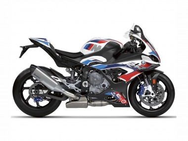 BMW S1000RR Motorrad Verkleidung 2023-2024 - Weiss Blau Rot Matt Schwarz